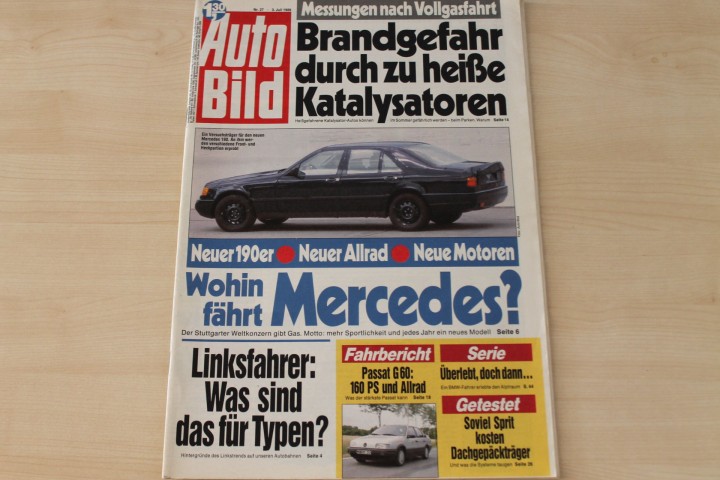 Deckblatt Auto Bild (27/1989)